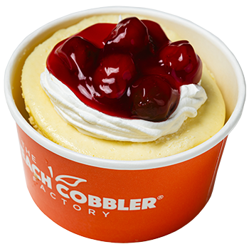 Peach Cobbler Factory Cheesecake in a Cup