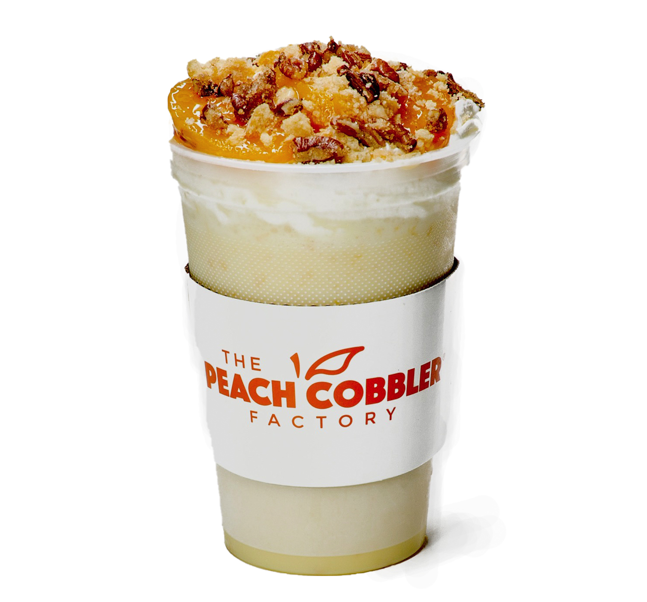 Cinnamon Praline Peach Cobbler Milkshake