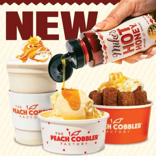 The Peach Cobbler Factory Teams Up with Mike’s Hot Honey for a Sweet & Spicy Collaboration