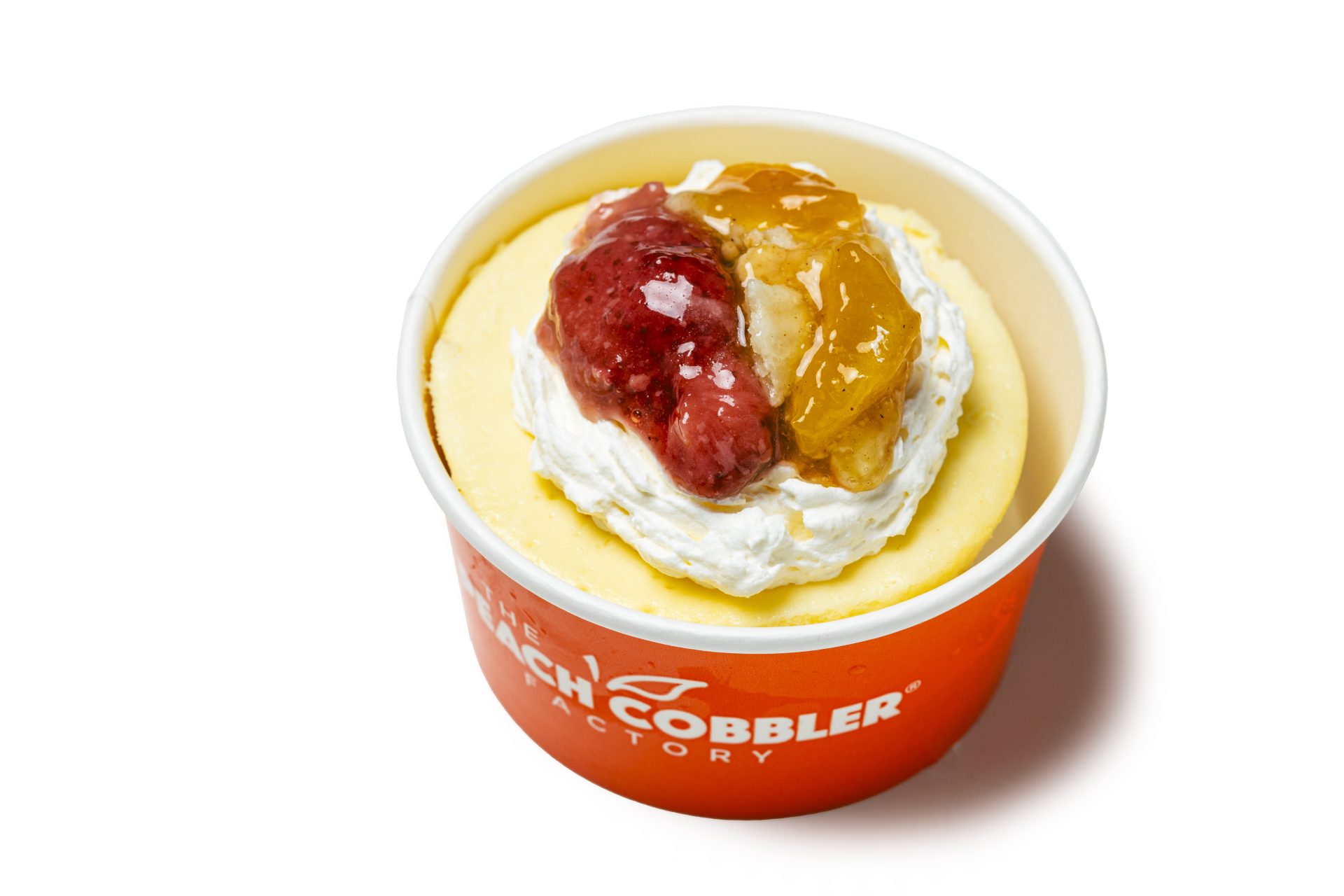 Strawberry Peach Cheesecake